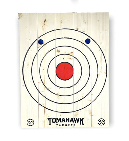 Tomahawk Targets - Large 4-Ring Hanging Axe Throwing Target Board and Knife Throwing Target Board