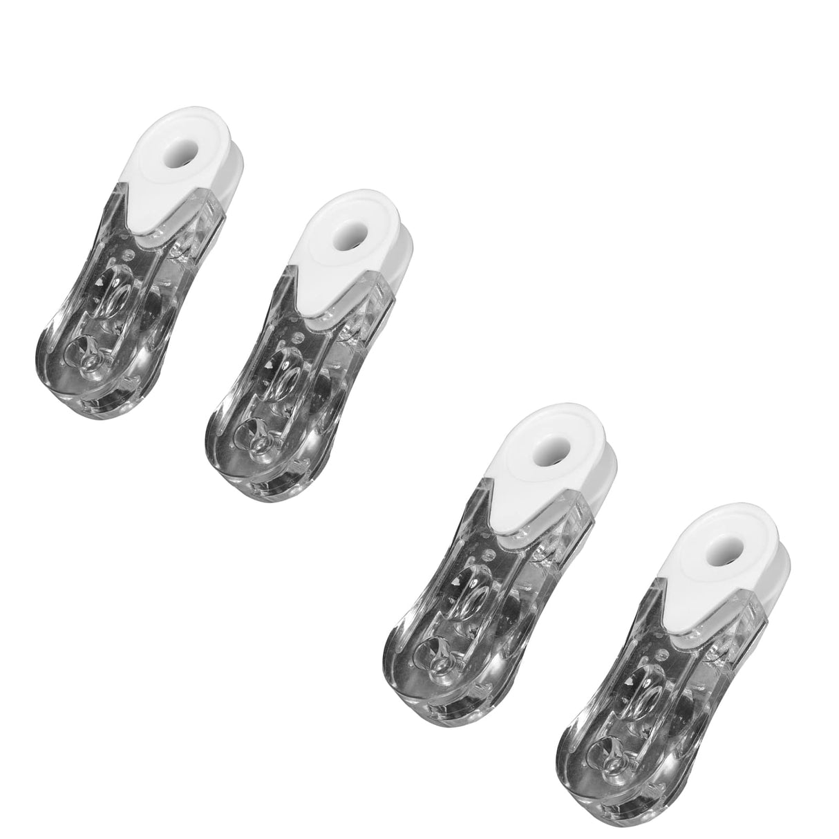 4Pcs Cord Weight Plastic Clear Safety Handles for Vertical Blinds, Blinds, Roller Blinds, Curtain Parts(88 x 30 x 14mm) Ruimou