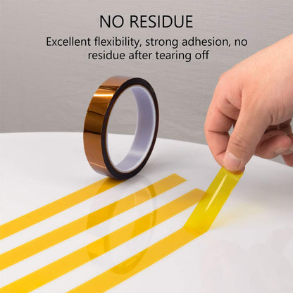 MYJOR Heat Transfer Tape, 10mm x 33m x 4Rolls, Heat Resistant Sublimation Tape for Heat Transfer, Soldering, Protecting Circuit Board, Cellphone Data line and Battery.