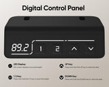 LongKe Electric Standing Desk Adjustable Height, Stand up Home Office Desk, 40x24 Inches Sit Stand Desk with Memory Preset, White LongKe