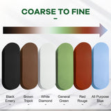 Brown Tripoli Polishing Compound for Buffing Wheel - Buffing Compound for Aluminum & Stainless Steel & Wood(1 Oz/Brown) WENESTR