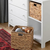 South Shore Cotton Candy 3-Drawer Dresser with Baskets, Pure White South Shore