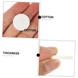 PLAFOPE 150 Pcs Car Perfume Cotton Cloth Premium Air Freshener Vent Clips Air Freshener Healthy Air Freshener Portable Diffuser Aroma Diffuser Safe Air Freshener Natural Sublimation White PLAFOPE