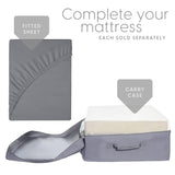 Milliard Tri-Folding Memory Foam Mattress Medium Firm with Washable Cover, Twin XL Size (78"x38"x6") Milliard