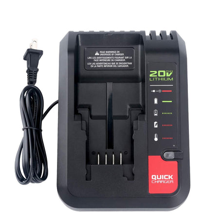 Lasica 20V Max Charger Compatible with Black & Decker 20V Battery and Compatible with Porter-Cable 20V Battery LBXR20 LBXR2020 PCC681L PCC685L PCC692L BDCAC202B 20-Volt Power Tool Battery Charger Lasica