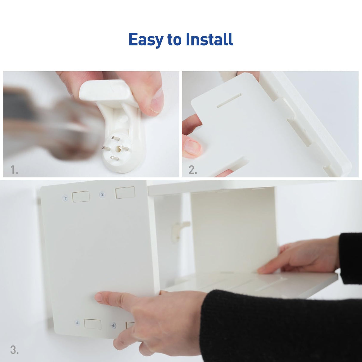 AREAJD Floating Under TV Game Shelf Stand for Xbox Series S/X, Projector/Router/Entertainment Center, Projector Holder Accessories AREAJD