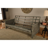 Kodiak Furniture Lexington Full-Size Futon Frame in Weathered Gray Finish Kodiak Furniture