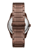 Relic by Fossil Men's Rylan Three-Hand Brown Stainless Steel Bracelet Watch (Model: ZR77312) RELIC