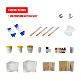 Tianiuseen 4 Color 2 Station Screen Printing Kit Desktop Screen Printer Silk Printing Press Equipment Material 18 * 20 inch Flash Dryer UV Exposure Unit for T-Shirt DIY Tianiuseen