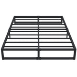 Lutown-Teen 12 Inch California King Bed Frames No Box Spring Needed Heavy Duty Metal Cal King Platform for Mattress Foundation, Noise Free, Easy Assembly, Black Lutown-Teen