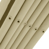 Outsunny 11.5' x 11.5' Retractable Pergola Canopy, Outdoor UV Protection & Sun Shade, Steel Frame for Garden, Grill, Patio, Backyard, Beige Outsunny