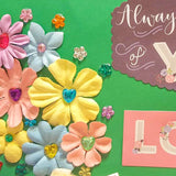 JPSOR 600pcs Gems Jewels for Crafts, Acrylic Flatback Rhinestones for Halloween Pirate Party Decorations, Crafting Embellishments Gemstone (6 Shapes, 6-13mm) JPSOR