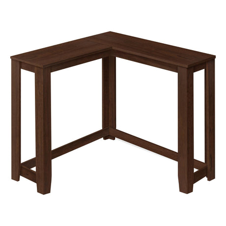Monarch Specialties 3661 Accent Table, Console, Entryway, Narrow, Corner, Living Room, Bedroom, Laminate, Brown, Contemporary, Modern Table-36 / Cherry, 35.5" L x 35.5" W x 32" H Monarch Specialties