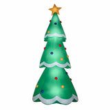 Gemmy 20FT Tall Colossal Inflatable Christmas Tree with Ornaments and a Gold Star Indoor/Outdoor Holiday Christmas Decoration Gemmy