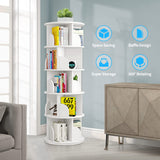 Nisorpa 5-Tier 360° Rotating Bookshelf and Storage Rack for Home and Office Nisorpa