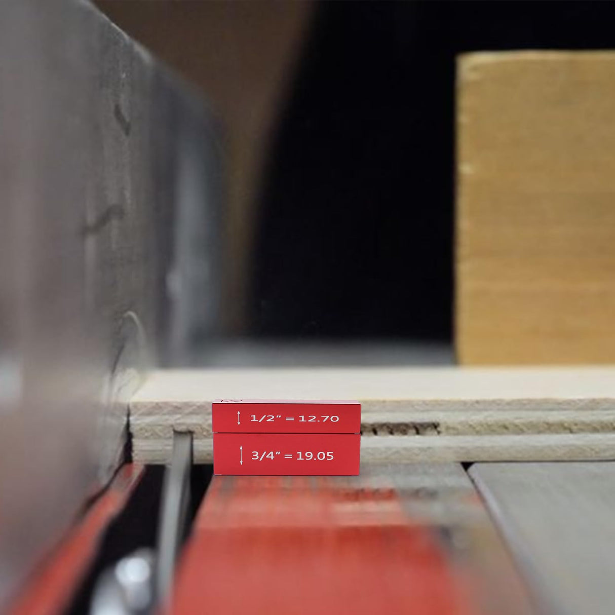 KETIPED Setup Blocks Height Gauge Set, Height Master, 17pcs Precision Aluminum Setup Bars for Router and Table Saw Accessories Woodworking Set Up, 1/32" High Precision Fast Height Marked Bars,MG-049R KETIPED