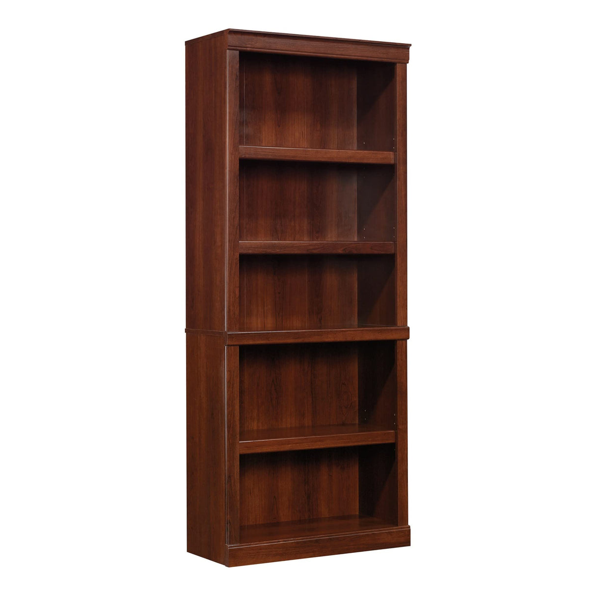 Realspace® 72"H 5-Shelf Bookcase, Mulled Cherry Realspace