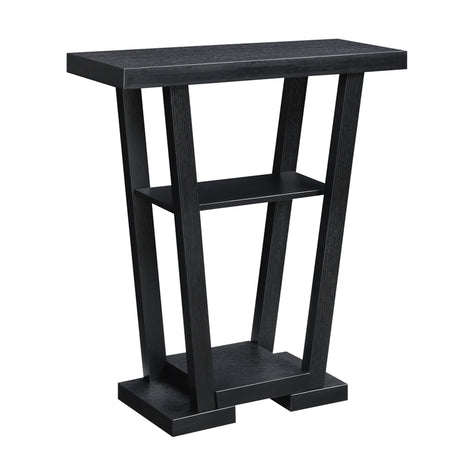 Convenience Concepts Newport V Console, 11.5 in x 31.5 in x 34 in, Black Convenience Concepts