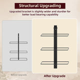 X-cosrack DIY 12 Bottles Wall Mounted Wine Rack, Detachable Wine Storage Organizer, Used Alone or A Set of 4, Wall Wine Display, for Kitchen, Dining Room, Bar, Wine Cellar X-cosrack