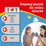 Trefl 34397 - Star Wars Mandalorian - Set of 4 Jigsaw Puzzles for Kids Trefl