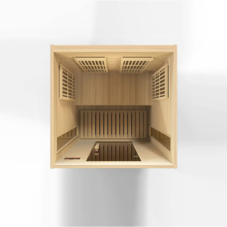 DYNAMIC SAUNAS Maxxus Toulouse MX-K206-01 Low EMF (Under 8 MG) FAR Infrared Sauna - Curb Side Delivery… DYNAMIC SAUNAS