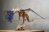 UGEARS Windstorm Dragon 3D Puzzle - Self-Assembly 3D Wooden Puzzles for Adults and Kids - Realistic 3D Dragon Puzzle Wood Model Kit with Rubber Band WoodArtSupply