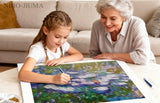NIHO-JIUMA Diamond Painting Kits Water Lilies, DIY 5D Full Drill Diamond Art Gift for Adult/Teen, Home Decoration (30 X 40 cm / 12 X 16 inches) NIHO-JIUMA