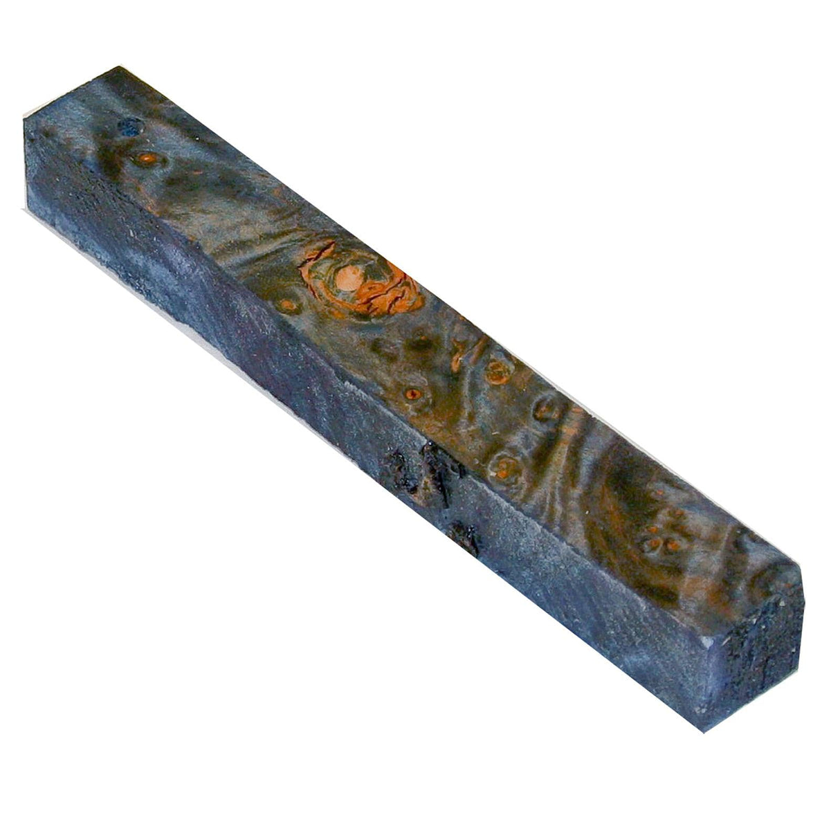 Penn State Industries WXST05 Stabilized Maple Burl Pen Blank, 3/4" x 3/4" x 5" (Blue) Penn State Industries