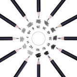 Wonwood_direct Sketching Drawing Pencils Set,14 Pack Drawing Supplies, 8B 7B 6B 5B 4B 3B 2B B H HB 2H F Graphite Pencils for Artists Beginner, Ideal for Sketching and Shading Wonwood_direct