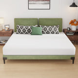 PayLessHere Gel Memory Foam Mattress 8 inch Mattress, CertiPUR-US Certified,Breathable Bed Mattress for Cooler Sleep Supportive & Pressure Relief,Removable Soft Cover,White King，Fiberglass Free PayLessHere