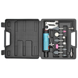 Air Die Grinder Kit With 1/4 and 1/8 inch Collets, Pneumatic Grinder Include 10 Pcs Die Grinder Attachments, Air Grinder Tool 25000 RPM By Bowd BOWD