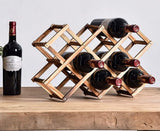 LoongZDD Freestanding Stackable Wine Rack Organizer for Countertop and Cabinets with Foldable Design and Scratch-Resistant Protector LoongZDD