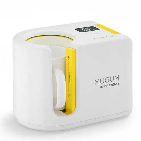 OFFNOVA Mug Heat Press Machine, 11-14oz Sublimation Mug Press with LCD, One-Touch Setting, Adjustable Time, Upgraded Bottom Heating for Even Heat Transfer, Auto-Off Safety, DIY Gifts OFFNOVA