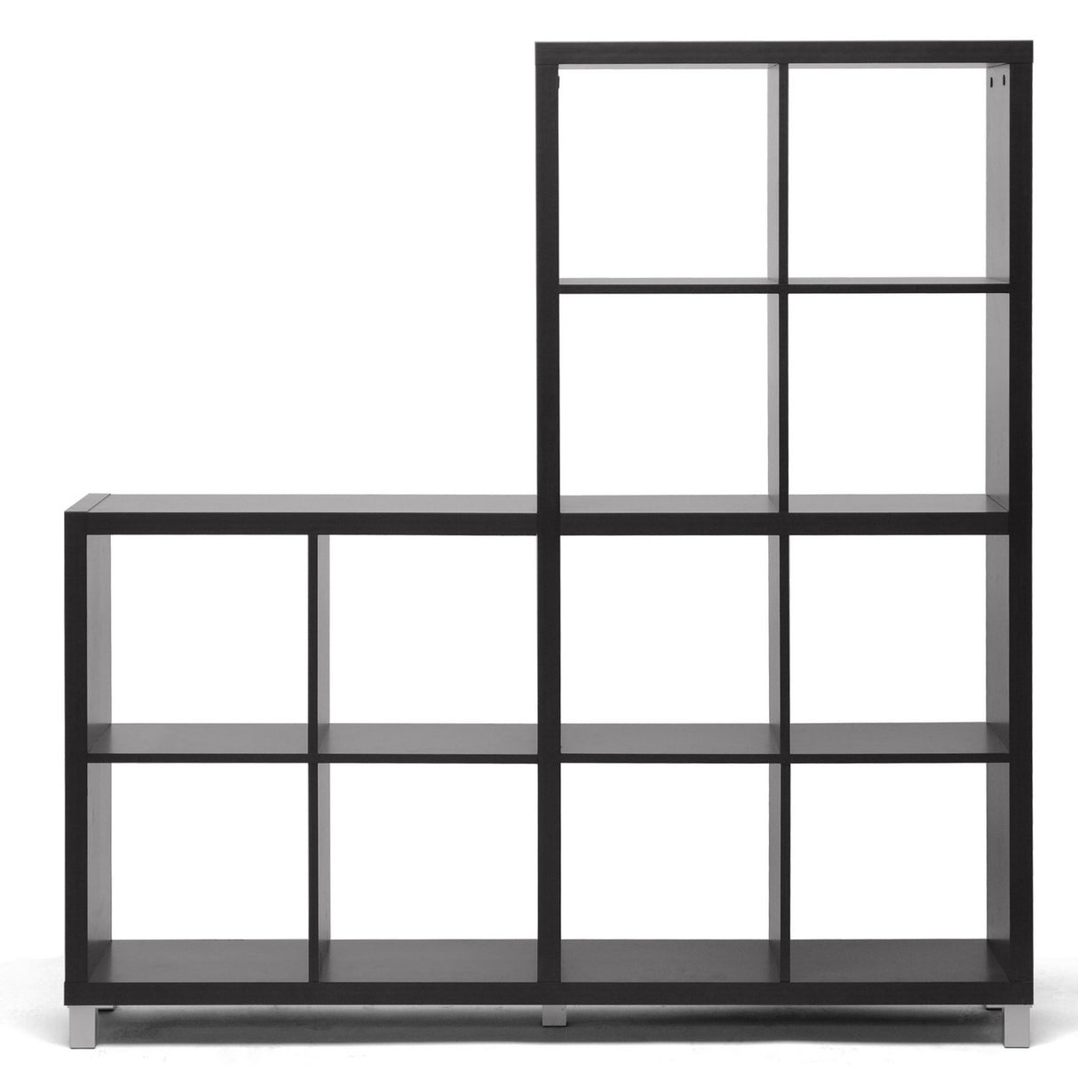 Baxton Studio Sunna Modern Cube Shelving Unit, Dark Brown Baxton Studio