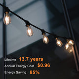 TJOY 12 Pack Vintage 8W ST58 LED Edison Light Bulbs, Dimmable, 60W Equivalent, 800Lumens, 2700K Warm White, E26 Base LED Filament Bulb, CRI80+, Antique Glass Style for Home, Bedroom, Office, Farmhouse TJOY