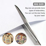 Cross Stitch Aida Fabric 14 Count, 59 by 39 Inch Large Size, Classic Reserve Cross Stitch Aida Cloth for Home DIY Embroidery Decoration MYFAMIREA