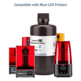 ELEGOO Upgraded Standard 3D Printer Resin, Photopolymer 405nm UV Curing Resin 2.0 for LCD/DLP 3D Printing Grey 1000G ELEGOO