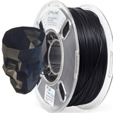 PRILINE PLA Filament 1.75mm, PRILINE PLA 3D Printer Filament, 1kg Spool (2.2lbs) 3D Printing Filament Fits for Most 3D Printers, Dimensional Accuracy +/- 0.02mm,Black PRILINE