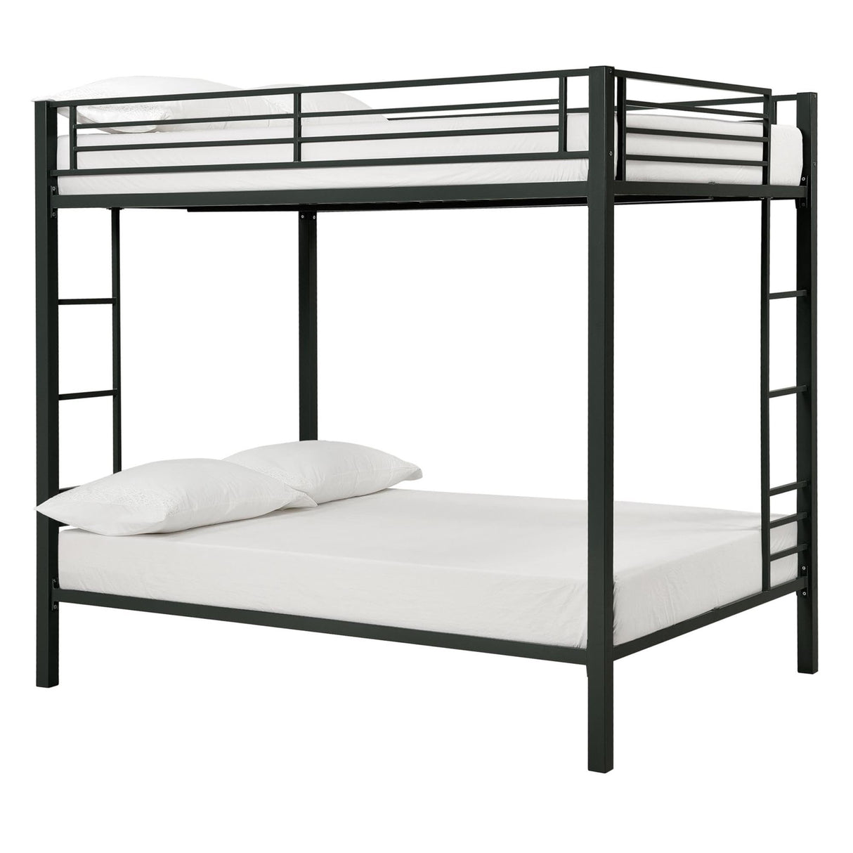 DHP Full Kids Metal Bunk Bed, Black DHP