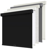 SUNOFF Cordless Blackout Roller Shades Blinds for Windows Free-Stop,Pull Down Room Darkening with Valance,Thermal Insulated Woven Fabric Window Door Blinds for Home,Office,Black 45" W x 72" L sunoff