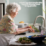 AMERWASH PLUS Dish Brush with Wooden Handle, Natural Kitchen Brush for Dishes Vegetable, Pots and Pans, Tampico Fiber Bristles Scrubber, Extra 3 Pack Replacement Head Included AMERWASH PLUS