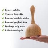 xukele Wood Therapy Cup, Wood Therapy Massage Tools for Body Shaping, Body Sculpting Tool for Lymphatic Drainage & Cellulite Reduction, Maderoterapia Massager xukele