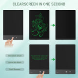 Ksequ LCD Writing Tablet for Adults- 10.5″ LCD Writing Tablet,Double-Sided Full Screen,Digital Notepad for School,Office,Home,Erasable,Reusable Ksequ