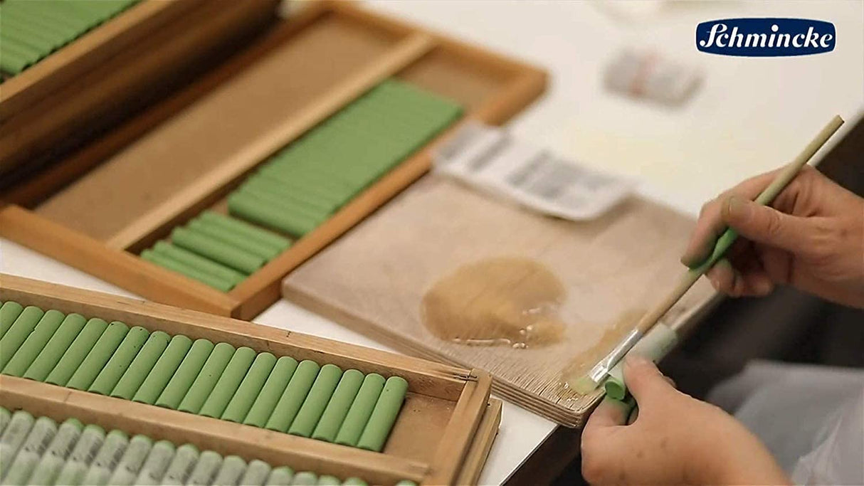 Schmincke - Pastels, 15 colors"Portrait", 77 415 097, boxed set with 15 pastels, handmade pastels, brilliant, velvety matt, highly lightfast colors Schmincke