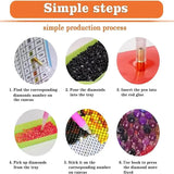 STGLCR 5D Angel Wings Diamond Painting Kits for Adults,Colourful Angel Wings Diamond Art Kits for Adult,DIY Full Drill Diamond Dot Gem Art Kits for Adults Beginners,Wall Home Decor 12 X 16inch STGLCR