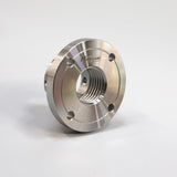 Hurricane Turning Tools, 3" Steel Faceplate For Wood Lathe, 1 1/4" x 8 TPI Hurricane Turning Tools