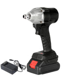 Jadeshay 21V Cordless Impact Wrench, Brushless Motor Electric Screwdriver with 300N·m Torque, Rechargeable Drill Driver, Black Jadeshay