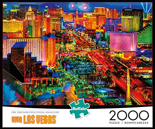 Buffalo Games - Viva Las Vegas - 2000 Piece Jigsaw Puzzle - WoodArtSupply