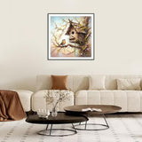 AMORARS Bird Diamond Painting Kit for Adults, 5D Landscape Diamond Art Beginners - DIY Full Diamond Dot Gem Art Paintings, Suitable Gifts, and Home Decoration Crafts，12x12Inch AMORARS