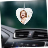 SUPVOX 1 Set Felt Aroma Diffuser Heat Transfer Felt Sublimation Blank for Sublimation Heart Sublimation Air Freshener Sublimation Ornament Blanks Decorate Love SUPVOX